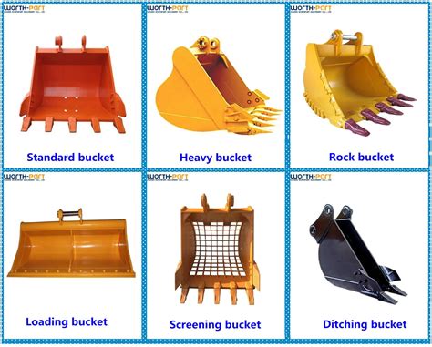 9 mini excavator bucket|mini excavator bucket types.